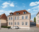 Konzeptzeichnung Straßenansicht - Kernsanierte EG-Wohnung mit Gartenanteil – Neubau-Standard & bald bezugsfertig