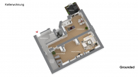 Grundriss 1 - Zentral und offen geschnitten: große vermietete 1-Zimmer-Wohnung in Fürth