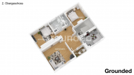 Grundriss 2. Obergeschoss 3D - Geräumiges, unterkellertes Zweifamilienhaus in Hirschbach