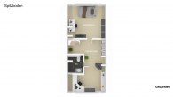 Grundriss Spitzboden - Gemütliche 3-Zimmer-Wohnung mit Stellplatz und Loggia