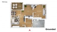 Seniorengerechtes Wohnen in heller 2-Zimmer-Wohnung mit Balkon in Fürth - Grundriss